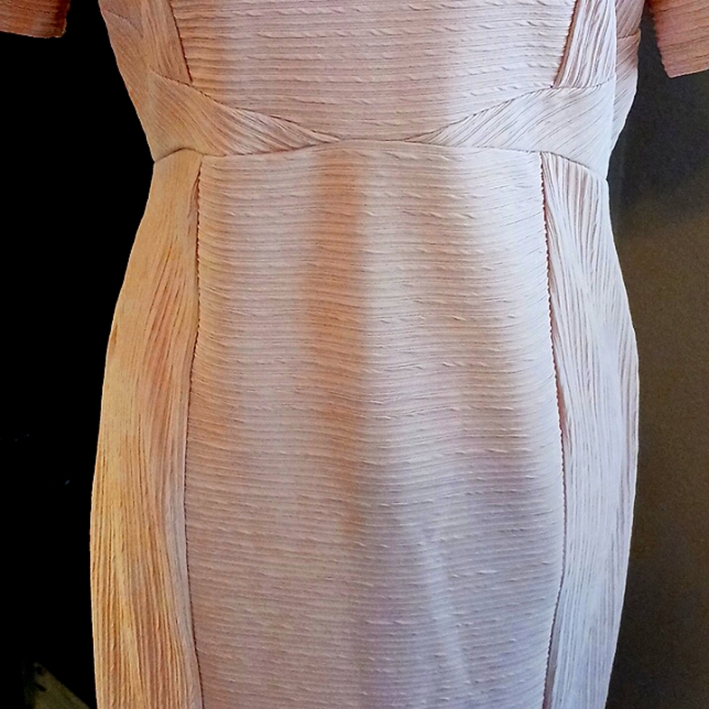 Asos pink dress size 6 bodycon midi - Picture 5 of 9